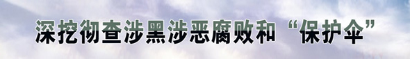 深挖彻查涉黑涉恶腐败和“保护伞”